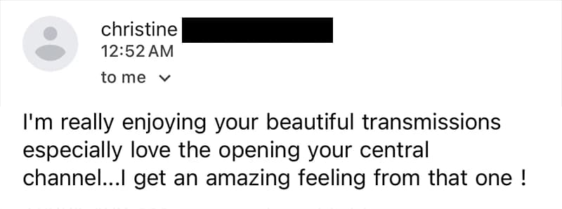 Christine Testimonial 1
